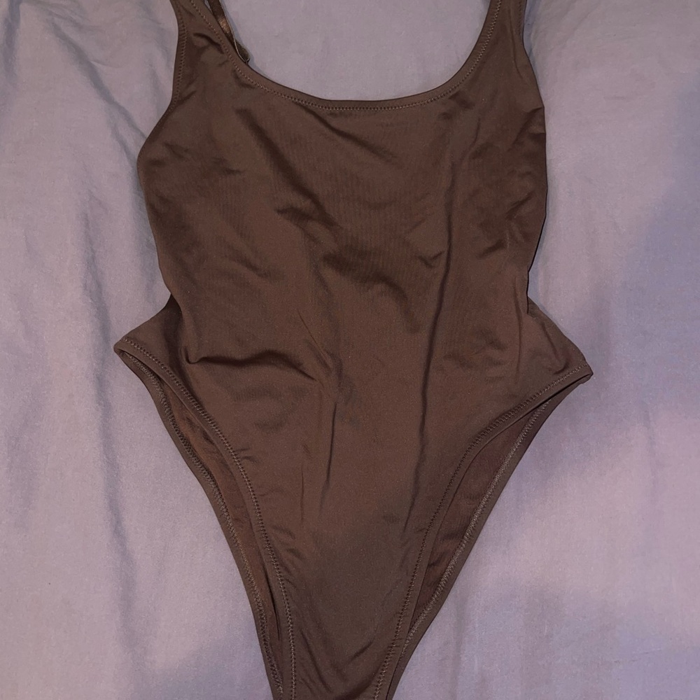 SKIMS Cocoa One-Piece Swimsuit